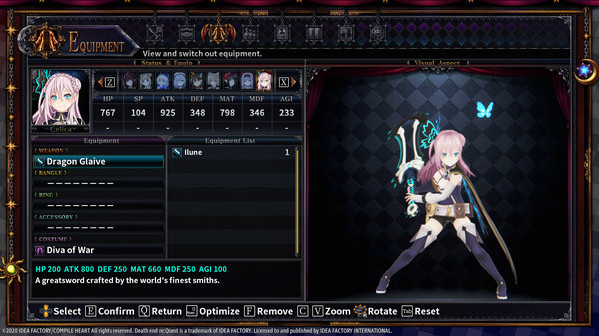 Игра Death end re;Quest 2 - Ultimate Weapon Set, скриншот