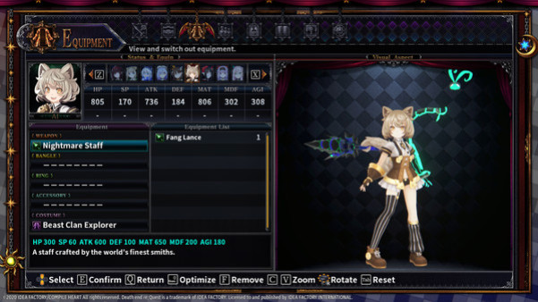 Игра Death end re;Quest 2 - Ultimate Weapon Set, скриншот