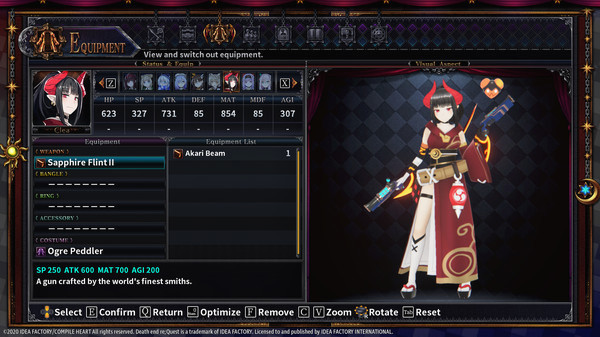 Игра Death end re;Quest 2 - Ultimate Weapon Set, скриншот
