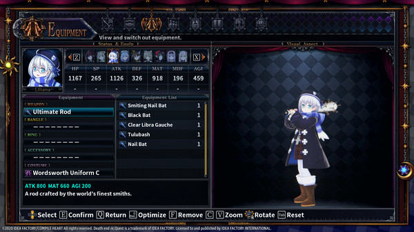 Игра Death end re;Quest 2 - Ultimate Weapon Set, скриншот
