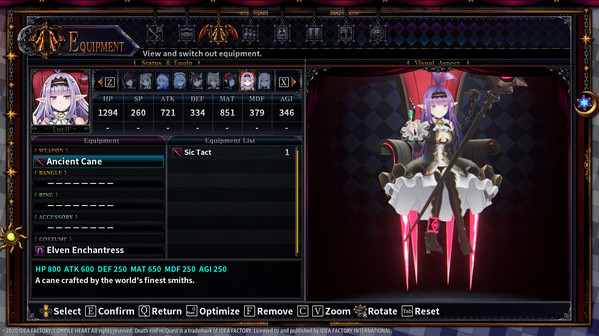 Игра Death end re;Quest 2 - Ultimate Weapon Set, скриншот