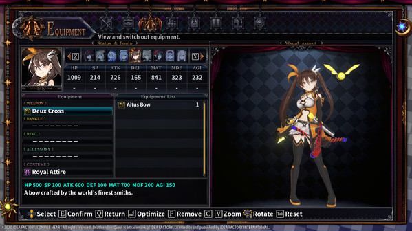 Игра Death end re;Quest 2 - Ultimate Weapon Set, скриншот