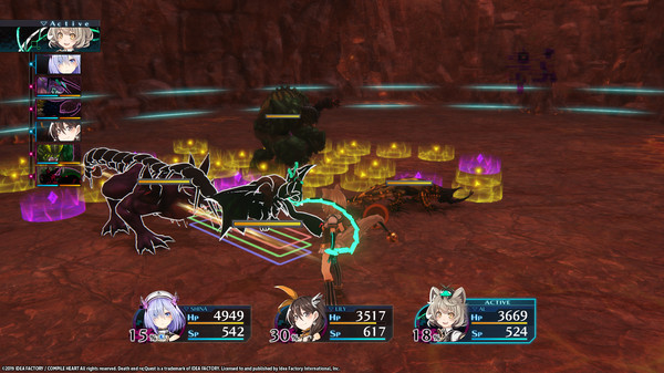 Игра Death end re;Quest, скриншот