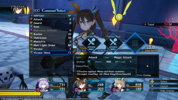 Игра Death end re;Quest, скриншот