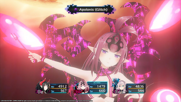 Игра Death end re;Quest, скриншот
