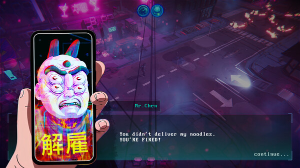 Игра Death Noodle Delivery, скриншот