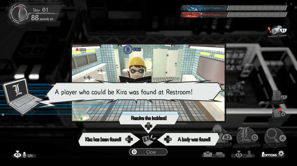 Игра DEATH NOTE Killer Within, скриншот