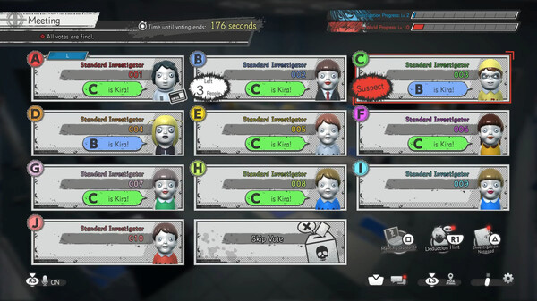 Игра DEATH NOTE Killer Within, скриншот