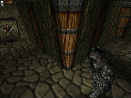 Игра Deathtrap Dungeon, скриншот