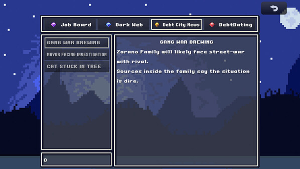 Игра Debt City, скриншот