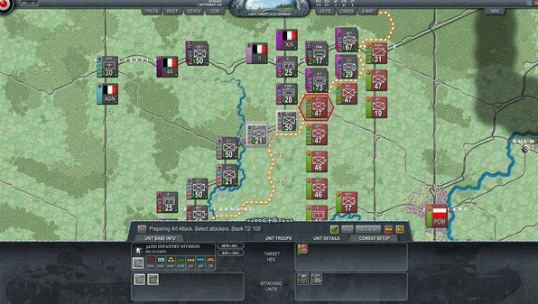 Игра Decisive Campaigns: The Blitzkrieg from Warsaw to Paris, скриншот
