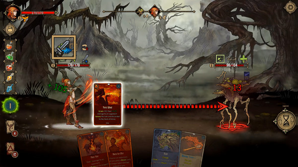 Игра Deck of Ashes, скриншот