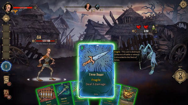 Игра Deck of Ashes, скриншот