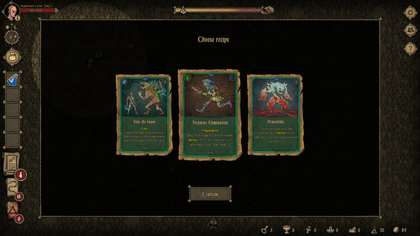 Игра Deck of Ashes, скриншот