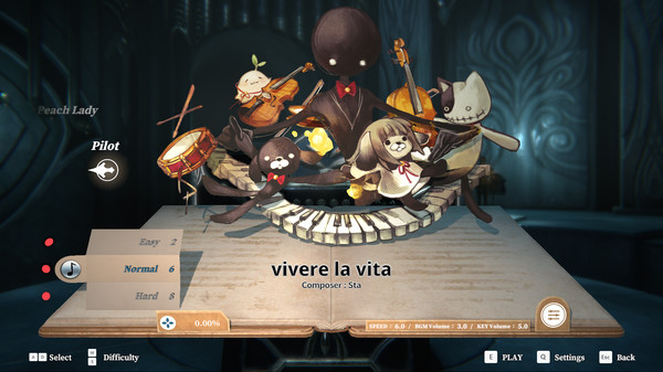 Игра DEEMO -Reborn- Prime Pack II, скриншот