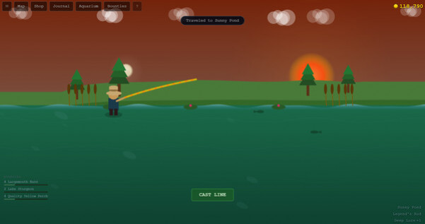 Игра Deep Hook, скриншот