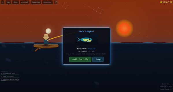 Игра Deep Hook, скриншот
