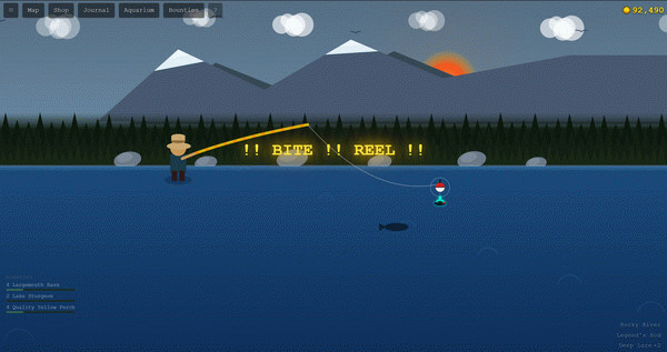 Игра Deep Hook, скриншот