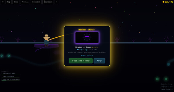 Игра Deep Hook, скриншот