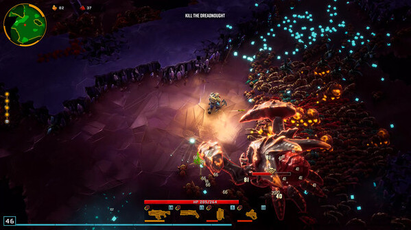 Игра Deep Rock Galactic: Survivor, скриншот