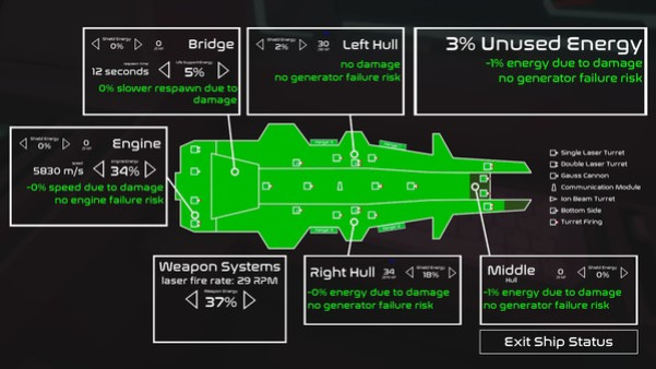 Игра Deep Space Battle Simulator, скриншот