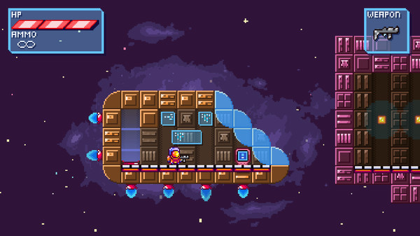 Игра DEEP SPACE | Space-Platformer, скриншот