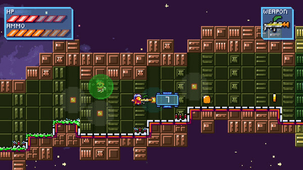 Игра DEEP SPACE | Space-Platformer, скриншот