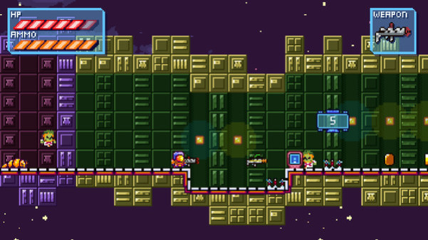 Игра DEEP SPACE | Space-Platformer, скриншот