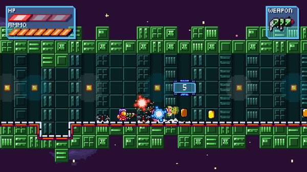 Игра DEEP SPACE | Space-Platformer, скриншот