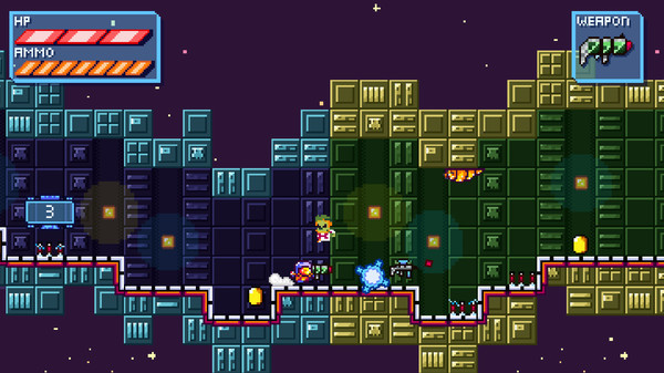 Игра DEEP SPACE | Space-Platformer, скриншот