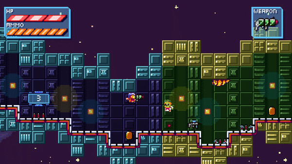 Игра DEEP SPACE | Space-Platformer, скриншот