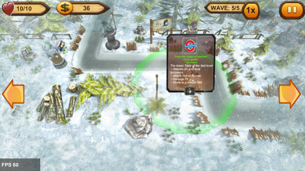 Игра Defence to death, скриншот