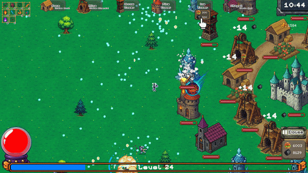 Игра Defend the Town, скриншот