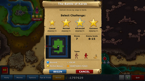 Игра Defender's Quest: Valley of the Forgotten (DX edition), скриншот