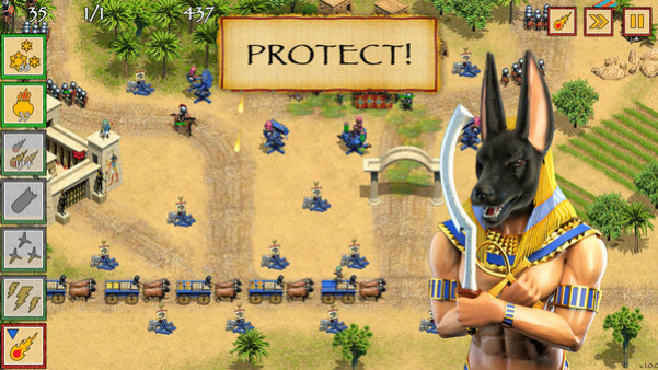 Игра Defense of Egypt: Cleopatra Mission, скриншот