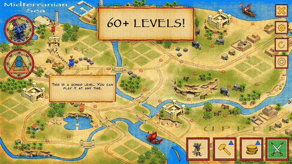 Игра Defense of Egypt: Cleopatra Mission, скриншот