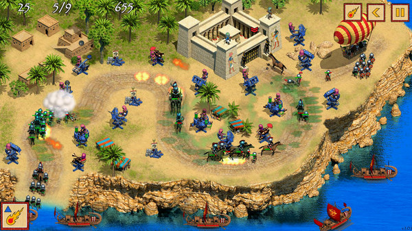 Игра Defense of Egypt: Cleopatra Mission, скриншот