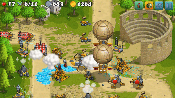 Игра Defense Of Greece TD, скриншот
