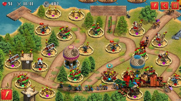 Игра Defense of Roman Britain, скриншот