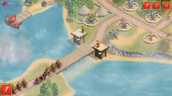 Игра Defense of Roman Britain, скриншот