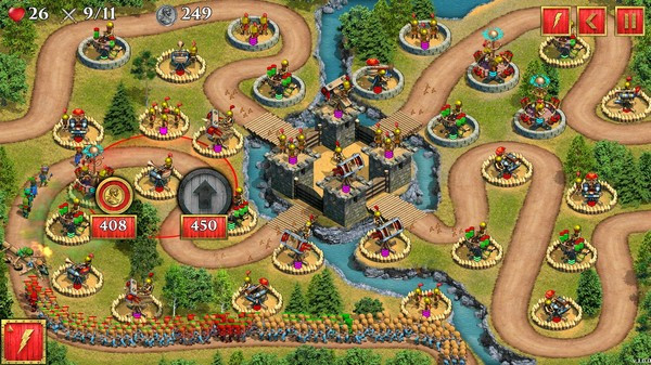 Игра Defense of Roman Britain, скриншот