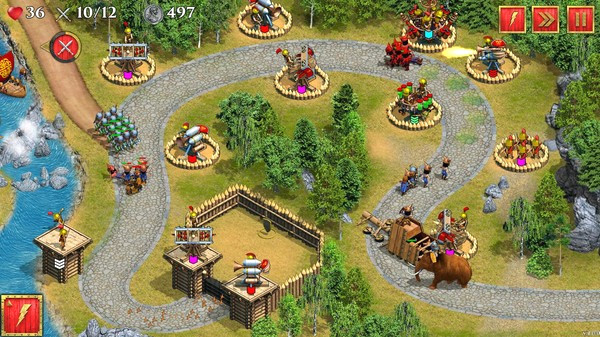 Игра Defense of Roman Britain, скриншот