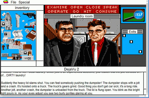 Игра Déjà Vu II: MacVenture Series, скриншот