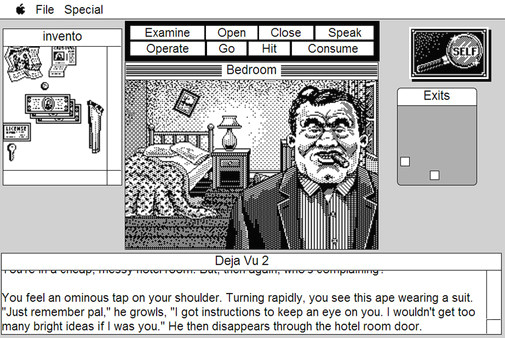 Игра Déjà Vu II: MacVenture Series, скриншот