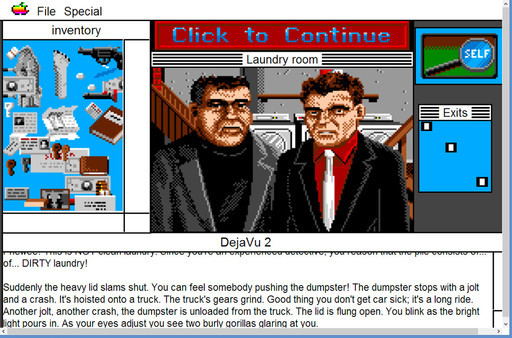 Игра Déjà Vu II: MacVenture Series, скриншот