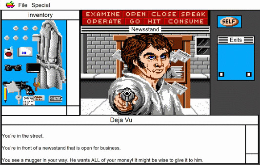 Игра Déjà Vu: MacVenture Series, скриншот
