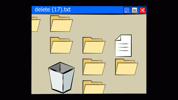Игра delete.txt, скриншот