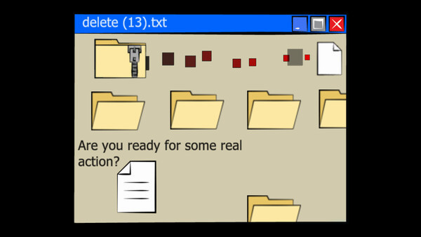 Игра delete.txt, скриншот