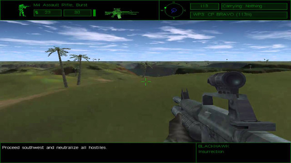 Игра Delta Force, скриншот