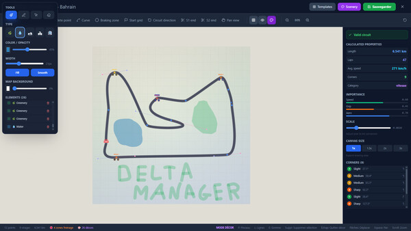 Игра Delta Manager, скриншот